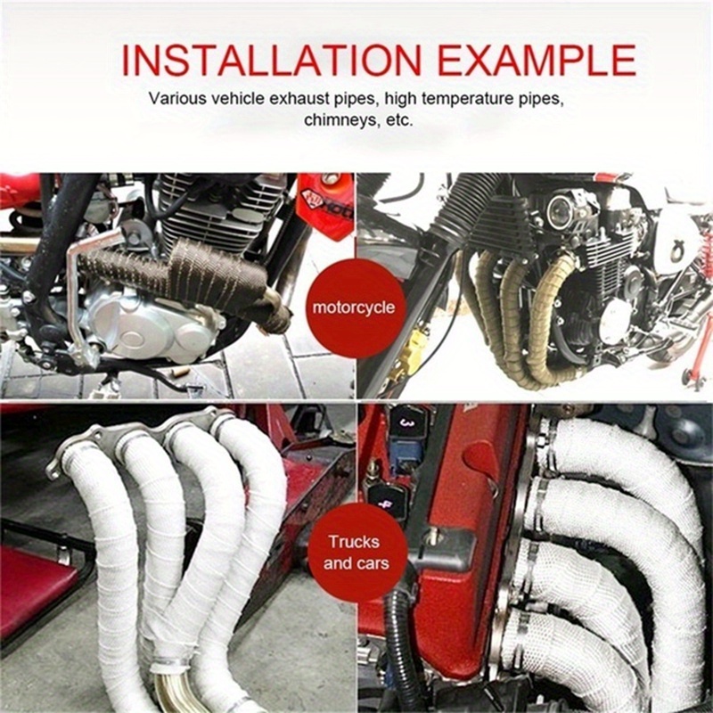 Motorcycle Turbo Manifold Thermal Exhaust Wrap Non Temu Australia