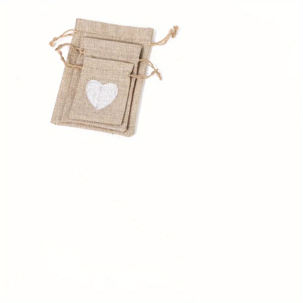 60/70/80/90/100 piezas Pequeñas bolsas de lino bolsitas bolsas de regalo de tela  Bolsas de dulces Favores de despedida de soltera, Marfil -  México