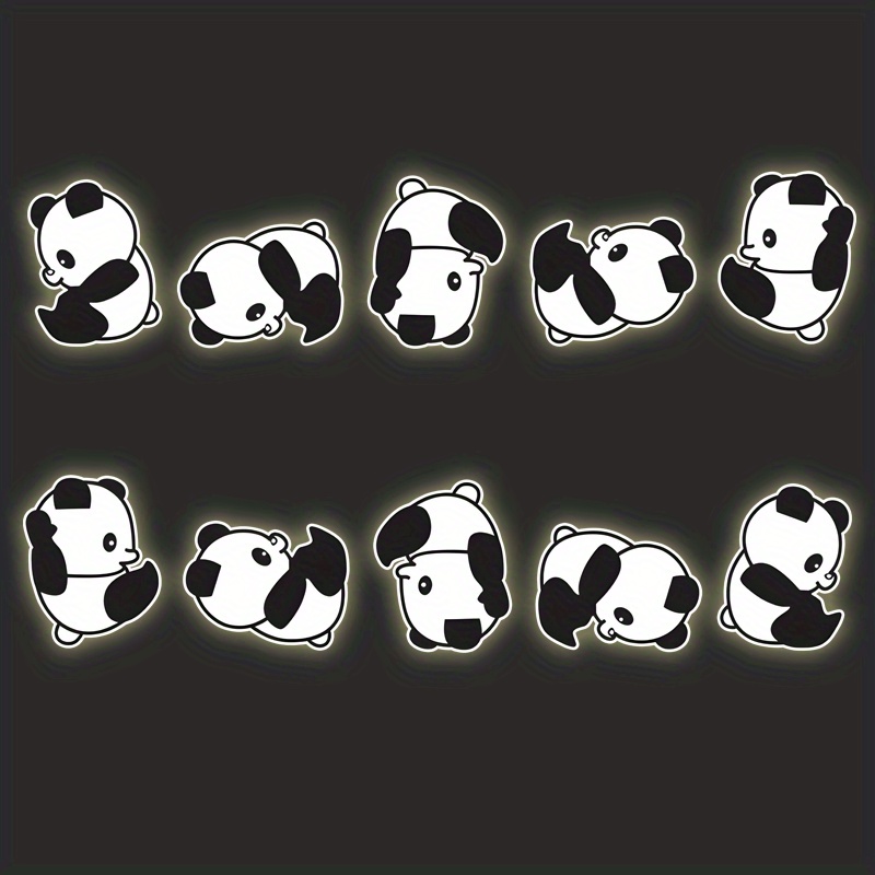 6 teiliges Set Niedlicher Panda aufkleber Autoaufkleber - Temu Germany