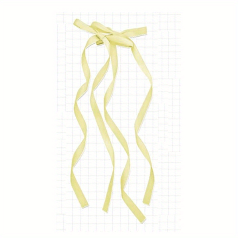 Dazzle Girls Thin Rope Bow Headband - 2005H White/Gold