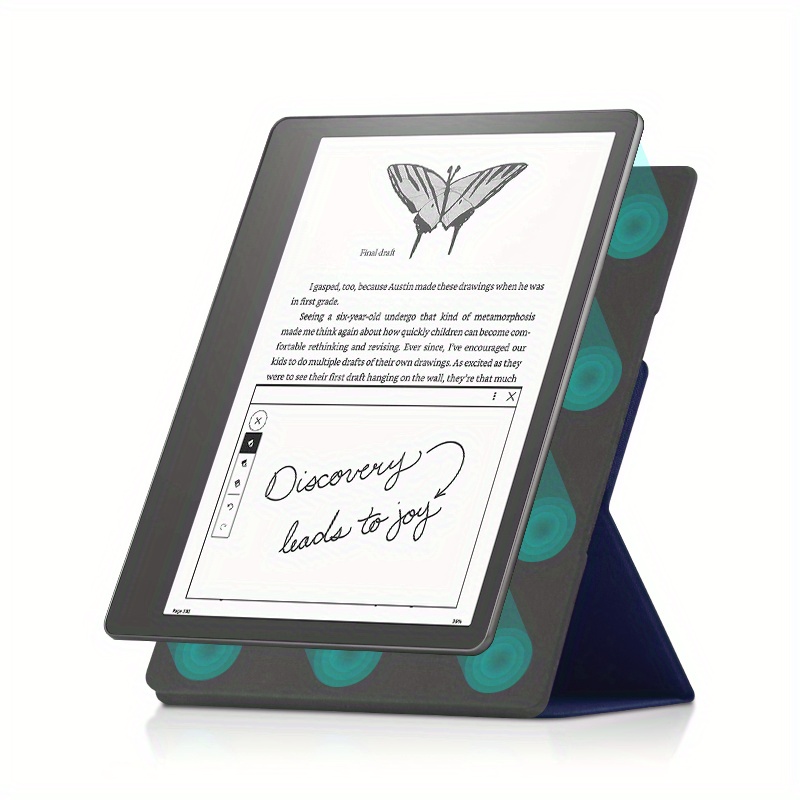 FINTIE Étui pour 10,2 Kindle Scribe 2022 (Le Premier Kindle destiné à la  Lecture et à l'écriture) - Coque de Protection Kickstand avec Fente pour  Carte et Support Stylet, Veille/Réveil Automatique 