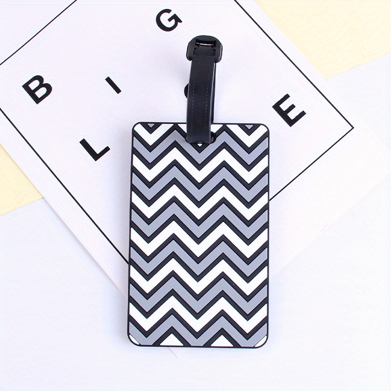 Geometric Pattern Boarding Card Rubber Card Sleeve