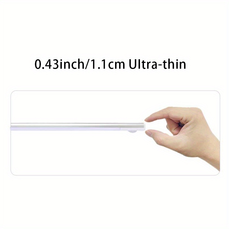 Luci per armadietto a LED armadio da cucina armadio lampada da notte Ultra  sottile USB ricaricabile PIR sensore di movimento armadio luce notturna in  alluminio - AliExpress