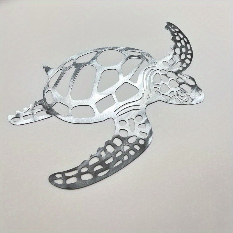 Metal Sea Turtle Ornament Beach Theme Decor Wall Art - Temu