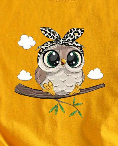 Lumos3DPrint Cute Cartoon Owl Pattern Print Women's Sports India