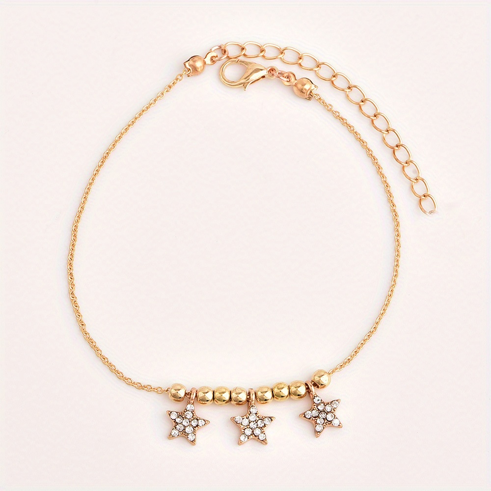 Vintage Star Pineapple Beads Anklet