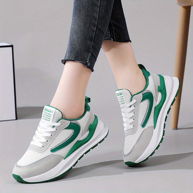 Shoes Fashion Sneakers Lace Up Shoes Breathable Outdoor Women Sports Runing  Mesh Women's Sneakers