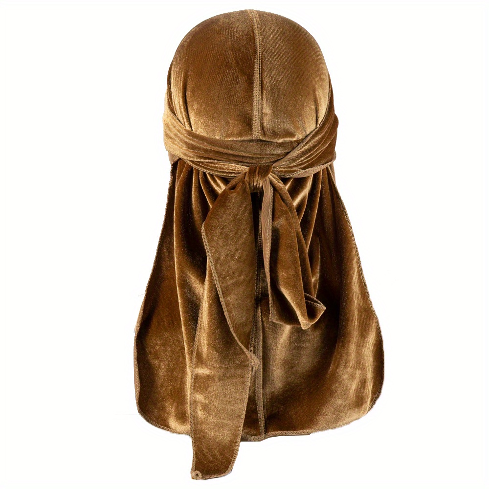 Men's Velvet Durag- Get 360 Waves With Extra Long Tail For Maximum  Comfort!, Ideal Choice For Gifts - Temu