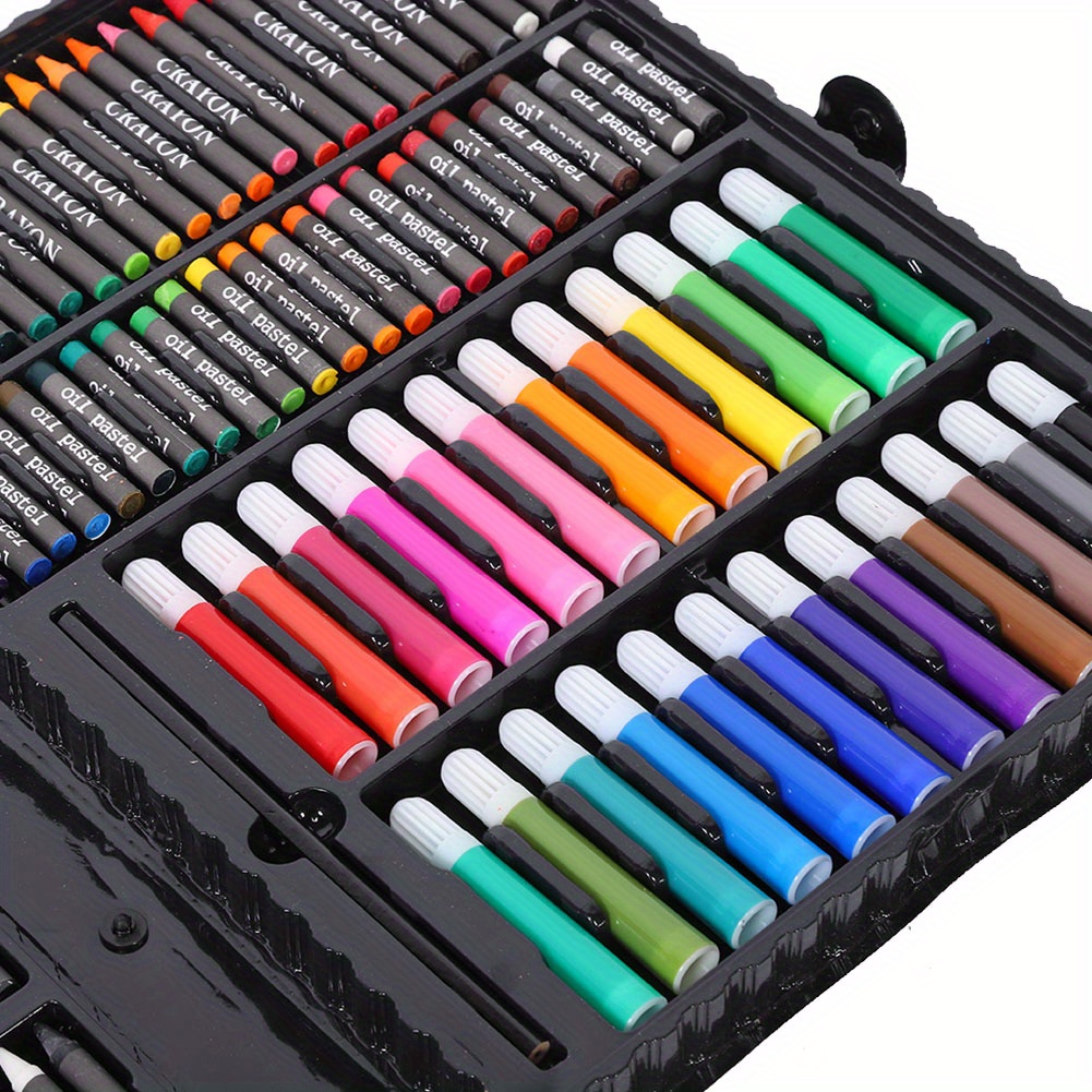 168pcs Paintbrush Set, Drawing Stationery Watercolor Pencils Crayons  Colored Pencils Art Supplies, Gifts For Christmas 、Halloween 、Thanksgiving  Gifts