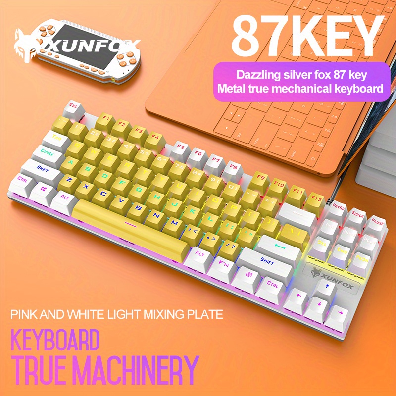 White light discount up gaming keyboard