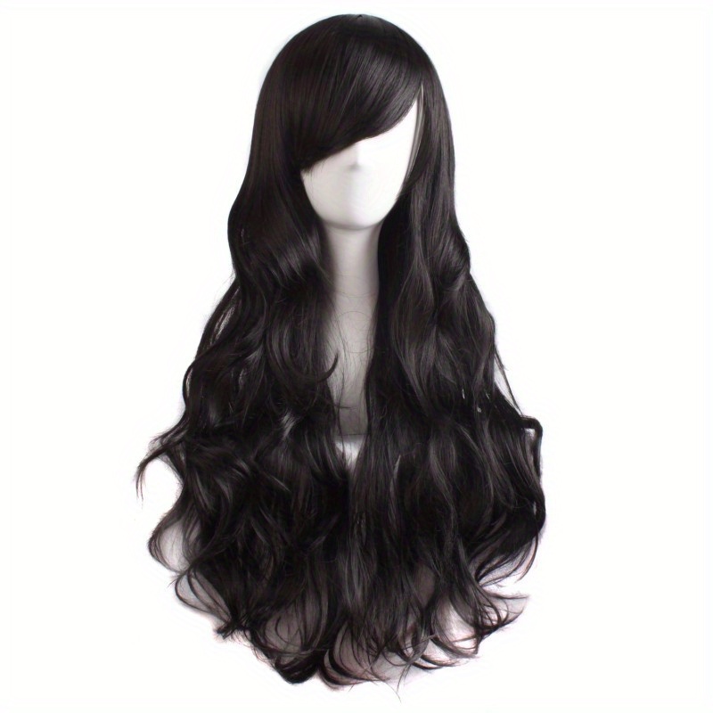 70 cm black wig sale