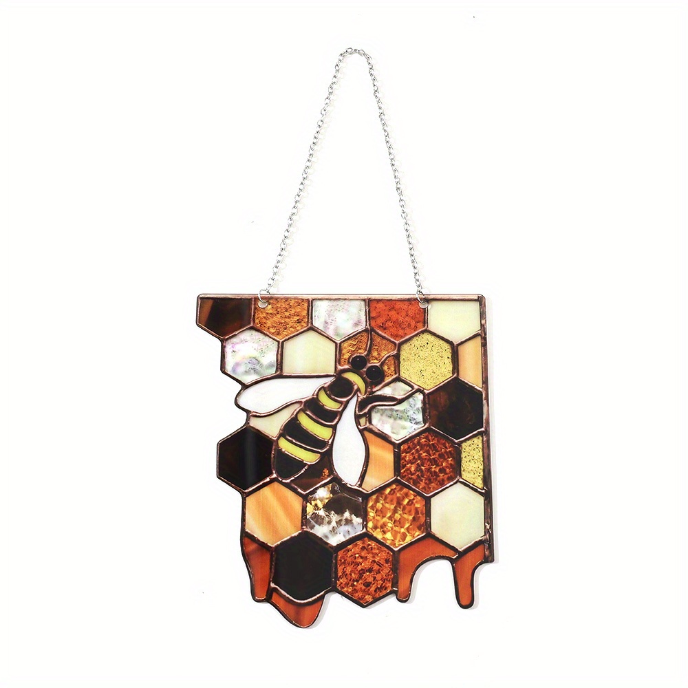 Acrylic Ocean Art Butterfly Honeycomb Pendant Hangings Decoration