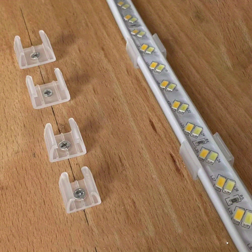 200 Stück LED-Streifenlicht-Clips, Neon-Montageclips, 10/12/13/16