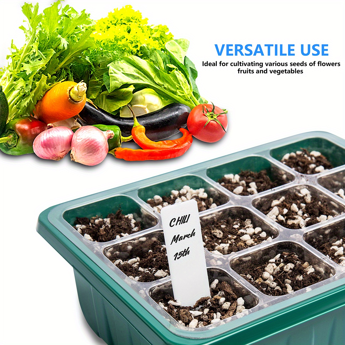 Seed Starter Trays Seedling Tray, Plant Starting Trays Mini Propagator