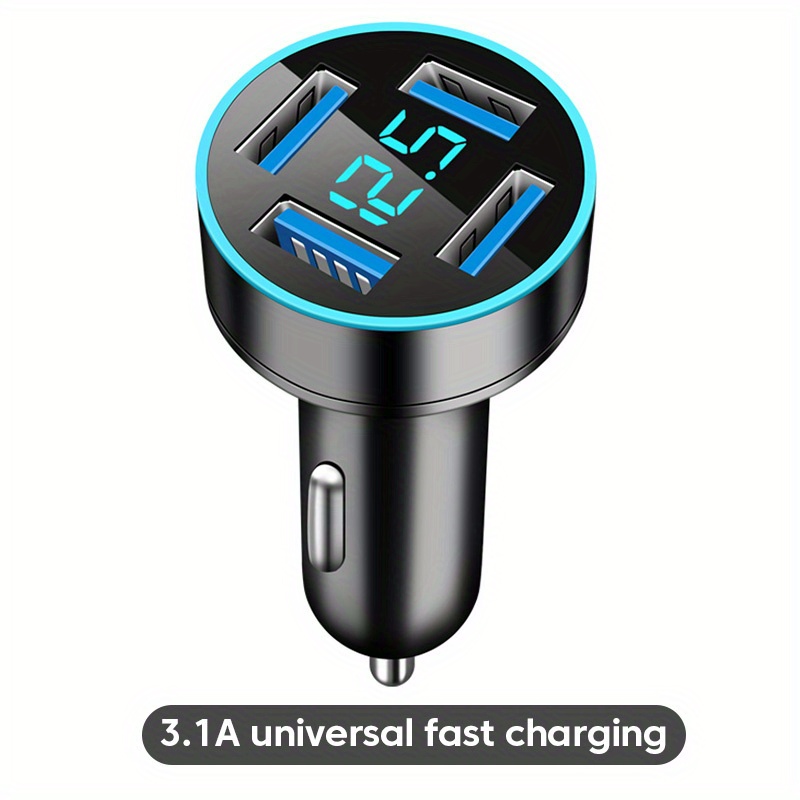 Chargeur Voiture Universel Samsung Apple 12/24V + Connecteurs