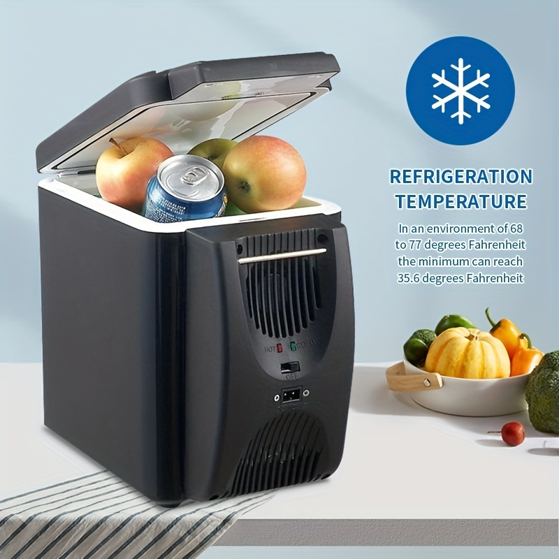 Car Refrigerator ,Portable Mini Fridge 6 Liter Electric DC 12V For Beverage  Seafood Fruits Travel