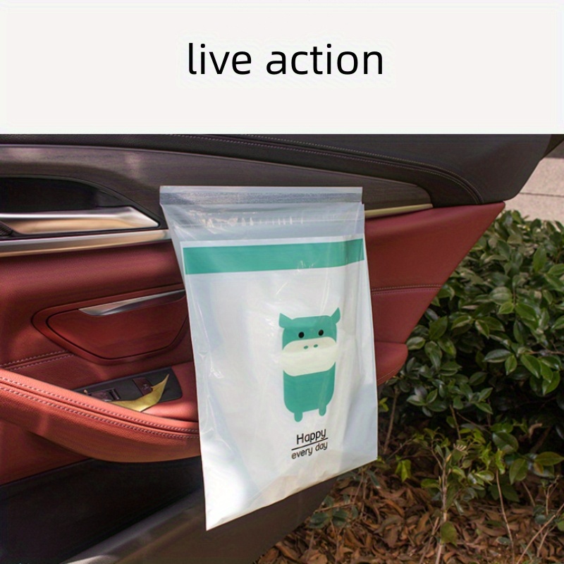 15 pièces sacs poubelles jetables voiture vomissement poche