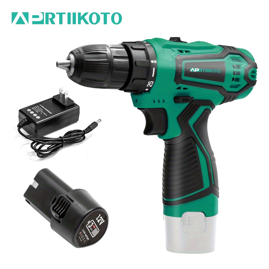 Electric Drill 12v 16.8v 21v Cordless Drill Various Speed Li - Temu