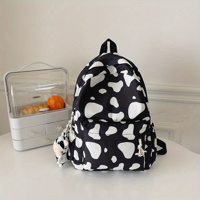 Bags, Black Polka Dots Mini Backpack Organizer