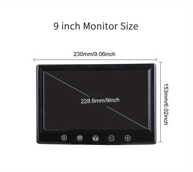 lcd display car-9 lcd display car monitor with bus reverse monitoring capabilities details 1
