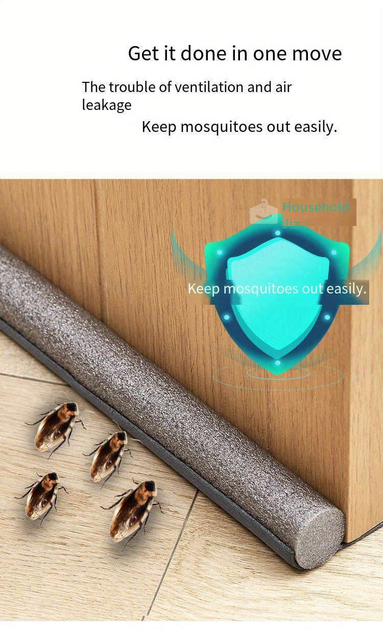 Door Draft Stopper Cuttable Washable Twin Door Draft Stopper Temu