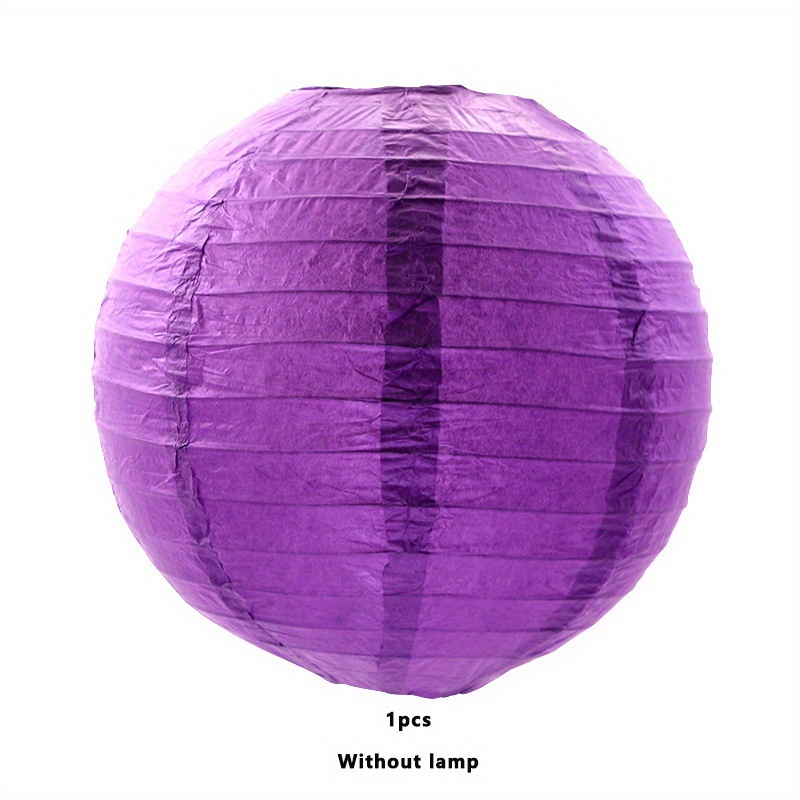 Violet paper lantern, Round Paper lanterns