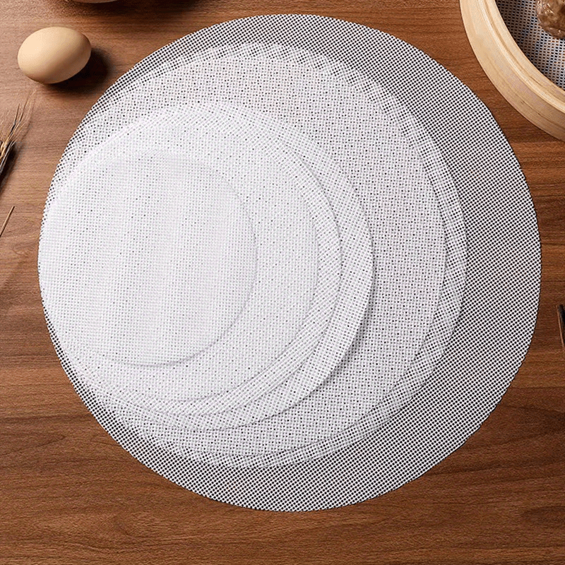 High Temperature Resistant Silicone Steamer Pad - Nonstick Round Cloth For  Outdoor And Home Kitchen Use - Temu