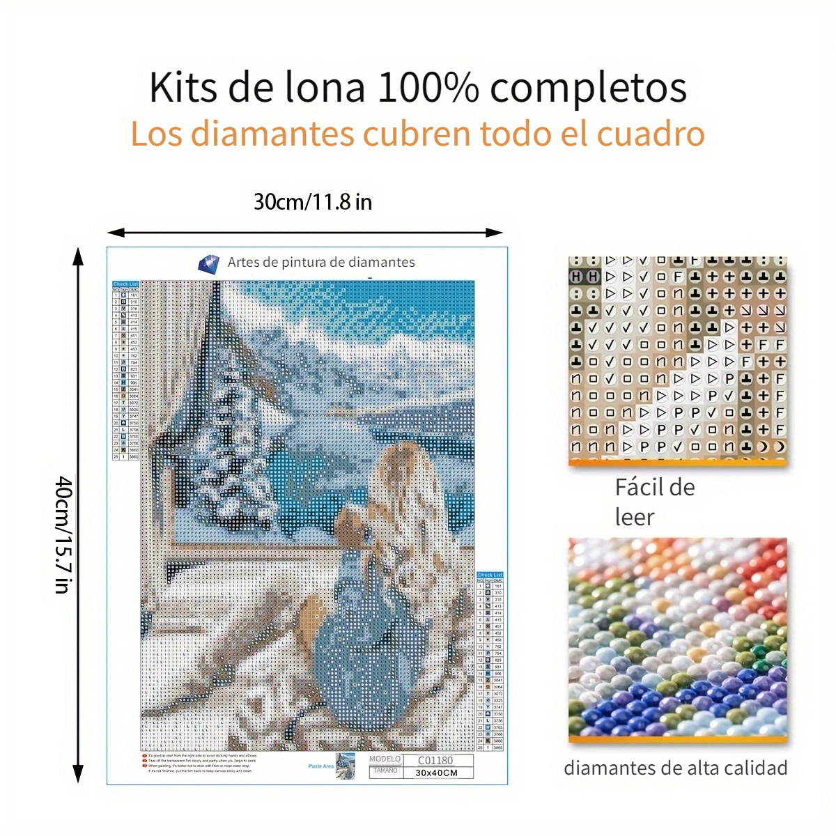 Comprar Kits de pintura de diamante 5D para adultos, niña DIY