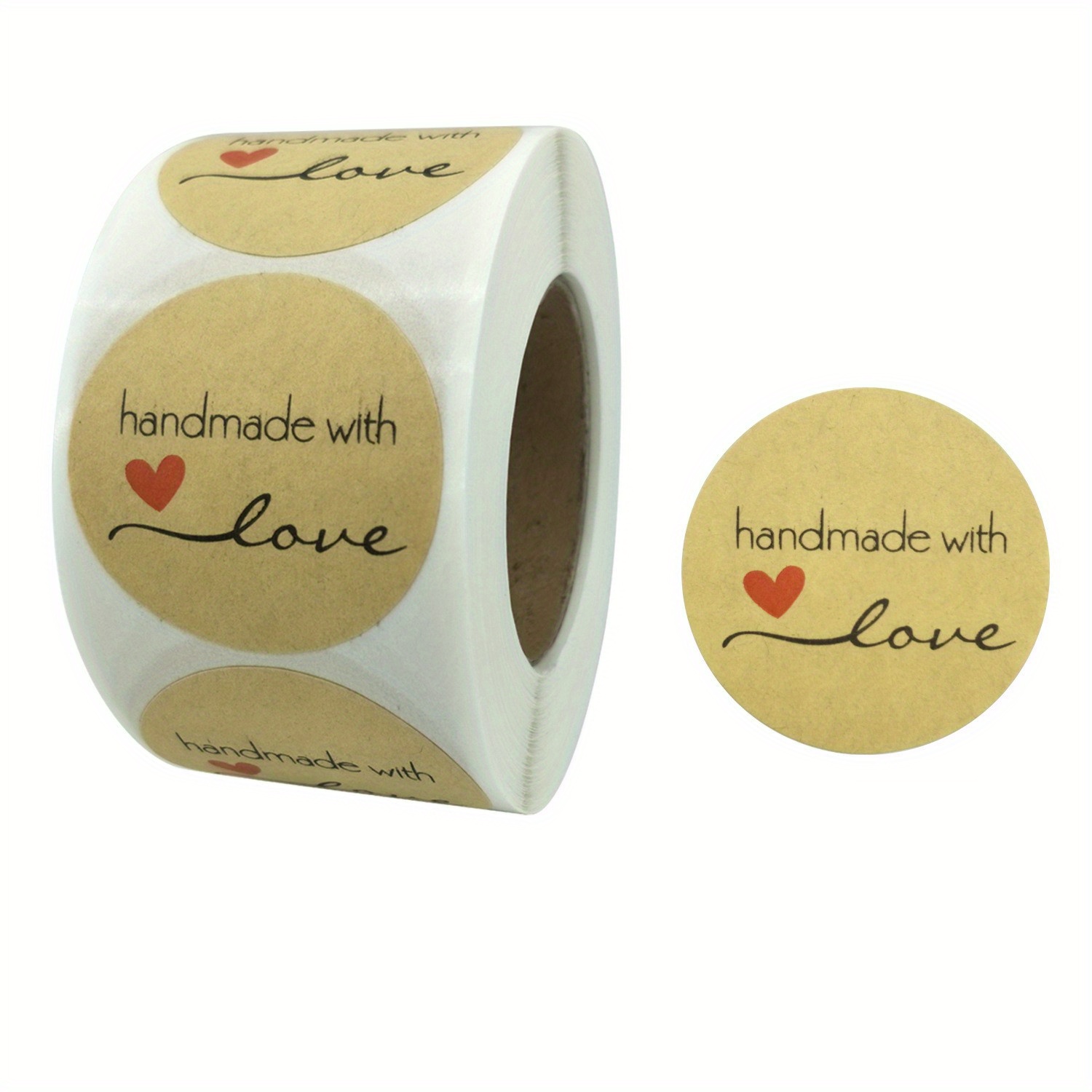 Kraft Paper Baked Love Stickers Perfect Scrapbooking Package - Temu