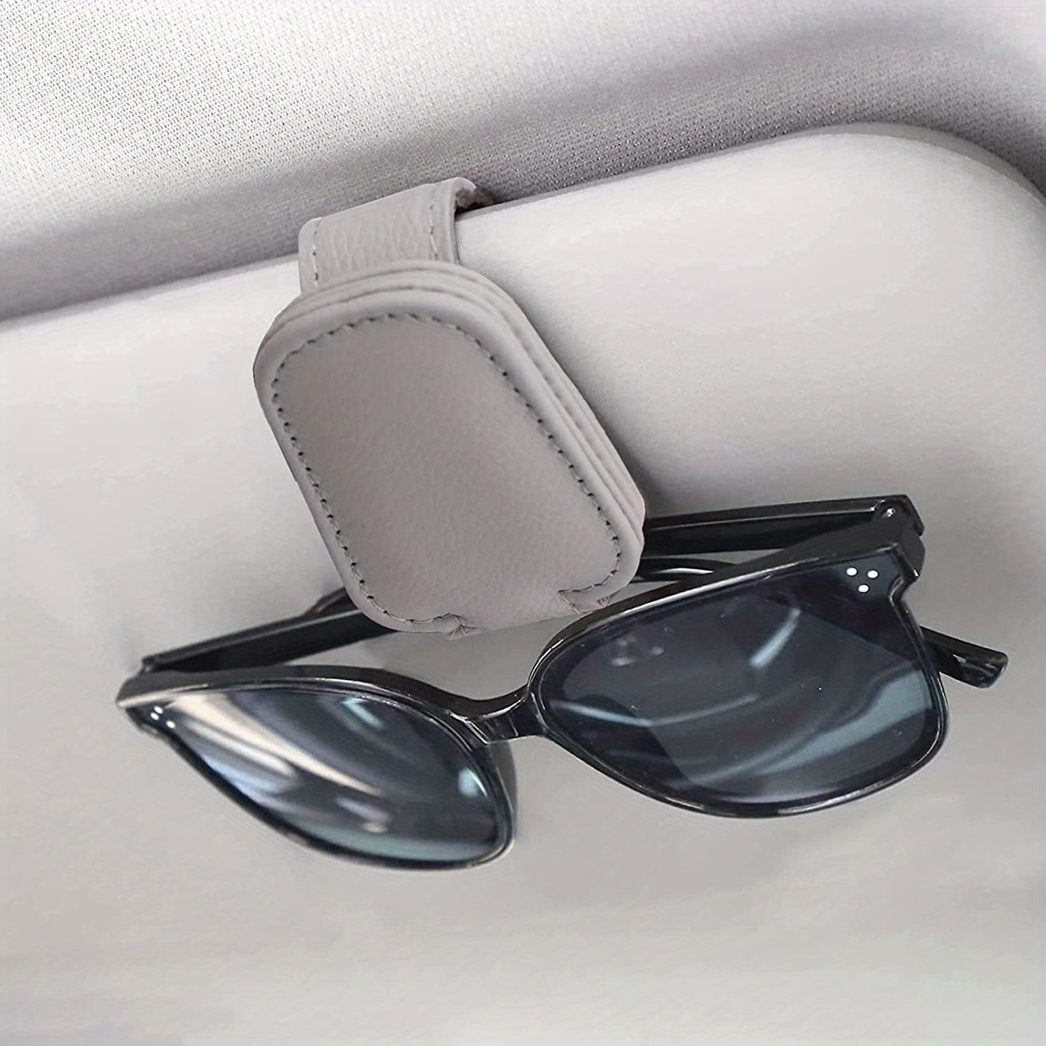 Sonnenbrillenhalter für Auto Sonnenblende magnetischer PU - Temu Austria