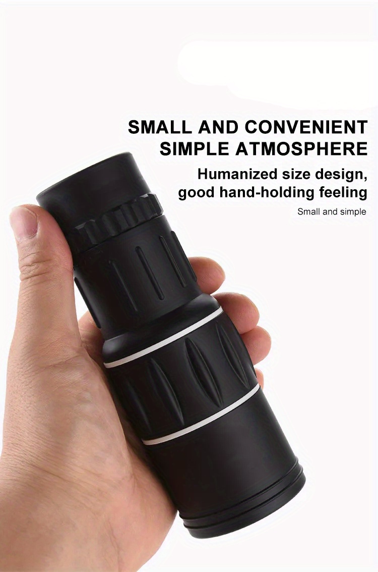 16x52 hd monocular telescope high power prism compact monocular for adults and kids hd monocular scope for bird watching hunting hiking concert travelling details 1