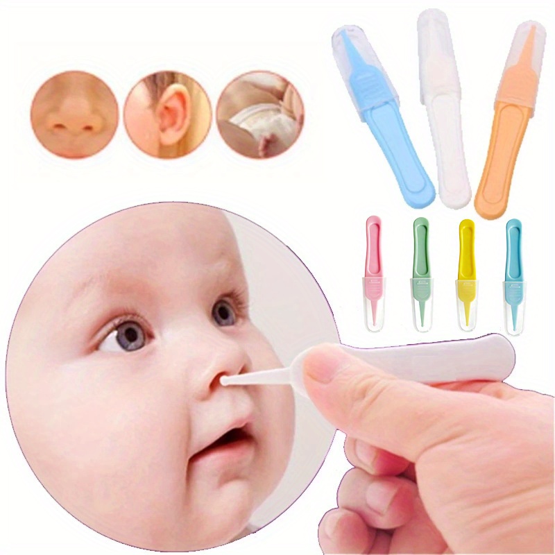 Baby Booger Clip Clean Ear Nose Navel Tweezers Babies Safety Forceps L –  1stAvenue