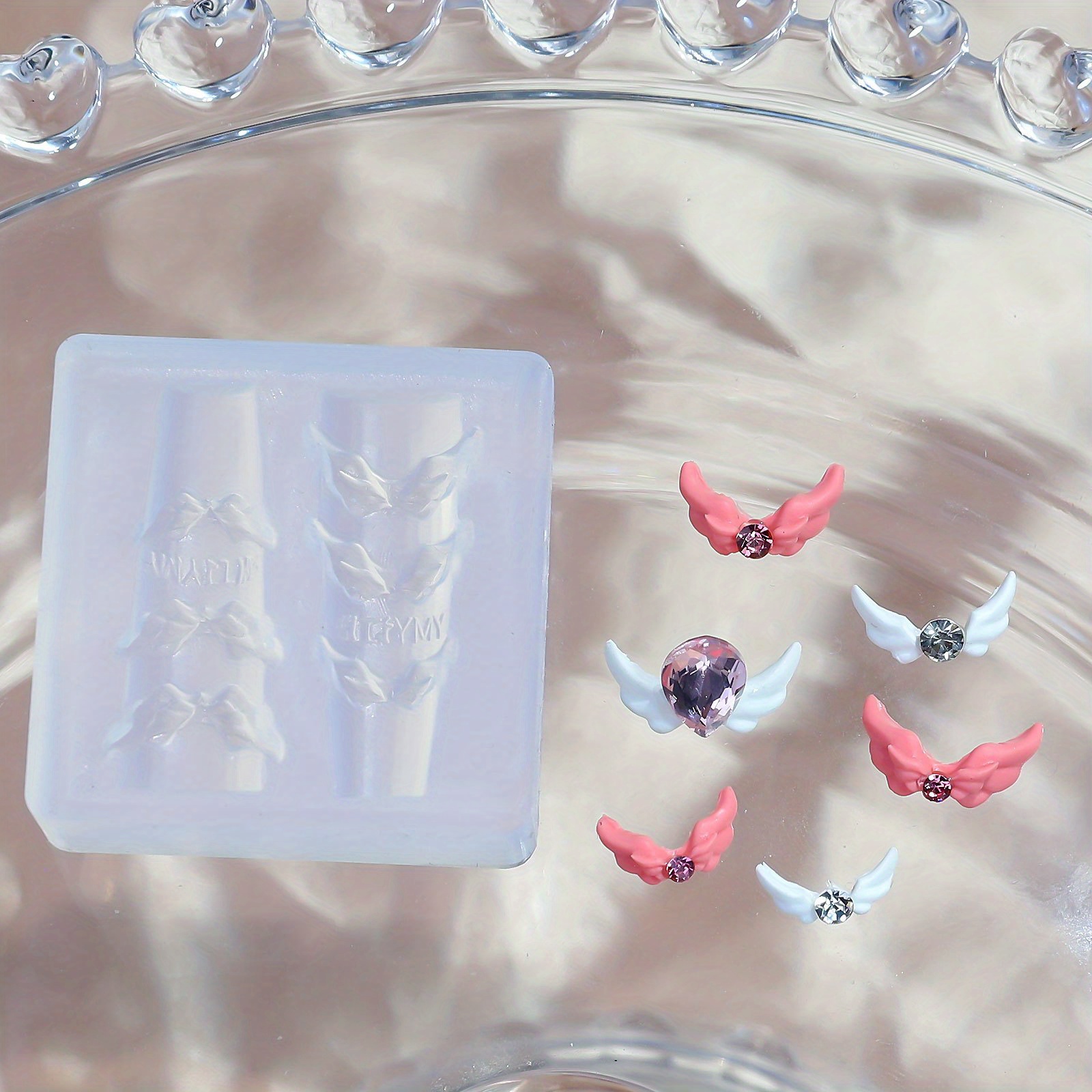 3d Acrylic Butterfly Bowknot Nail Silicone Mold Art - Temu