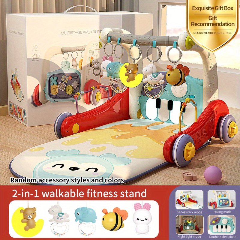 BA-YN901】Children's game table - 0 to 3 years old to accompany the  educational early education music enlightenment multi-functional game  storage table table legs detachable B music rattle bed bell buybuy@TOYS