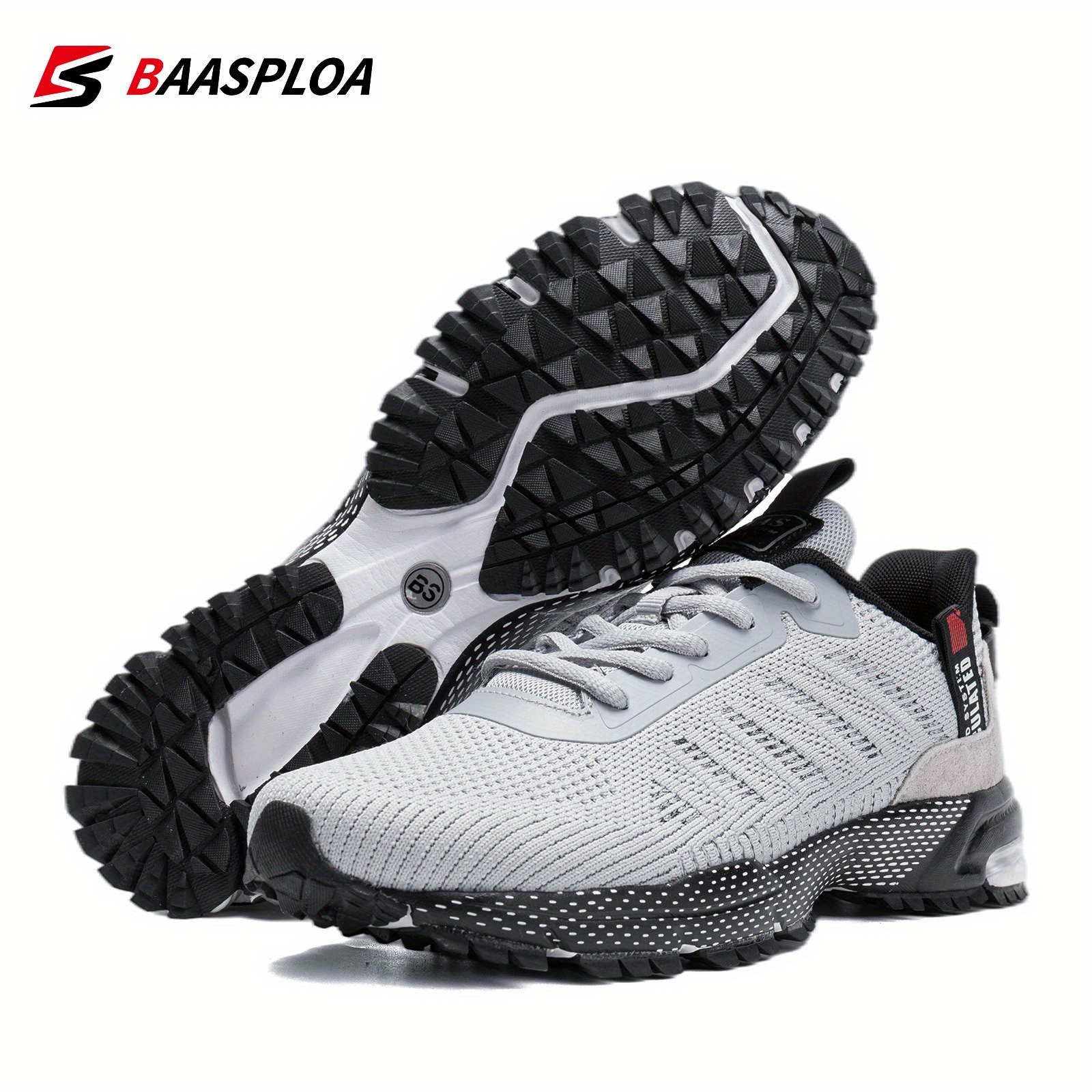 Zapatillas Correr Hombre Baasploa, Livianas Cómodas, Antideslizantes,  Transpirables, Tejidas, Tenis Correr, Calzado Deportivo Correr, Deportivas, Mejores Ofertas Diarias Hoy