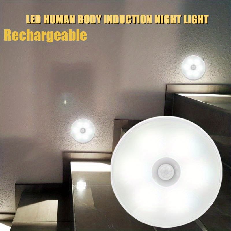 yummici Luz Nocturna de Plástico Con Sensor - Luz Nocturna Para Armario Luz  Armario Con Sensor Luces