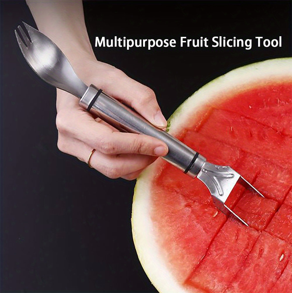 1pc Stainless Steel Watermelon Cutter, Classic Watermelon Slicer