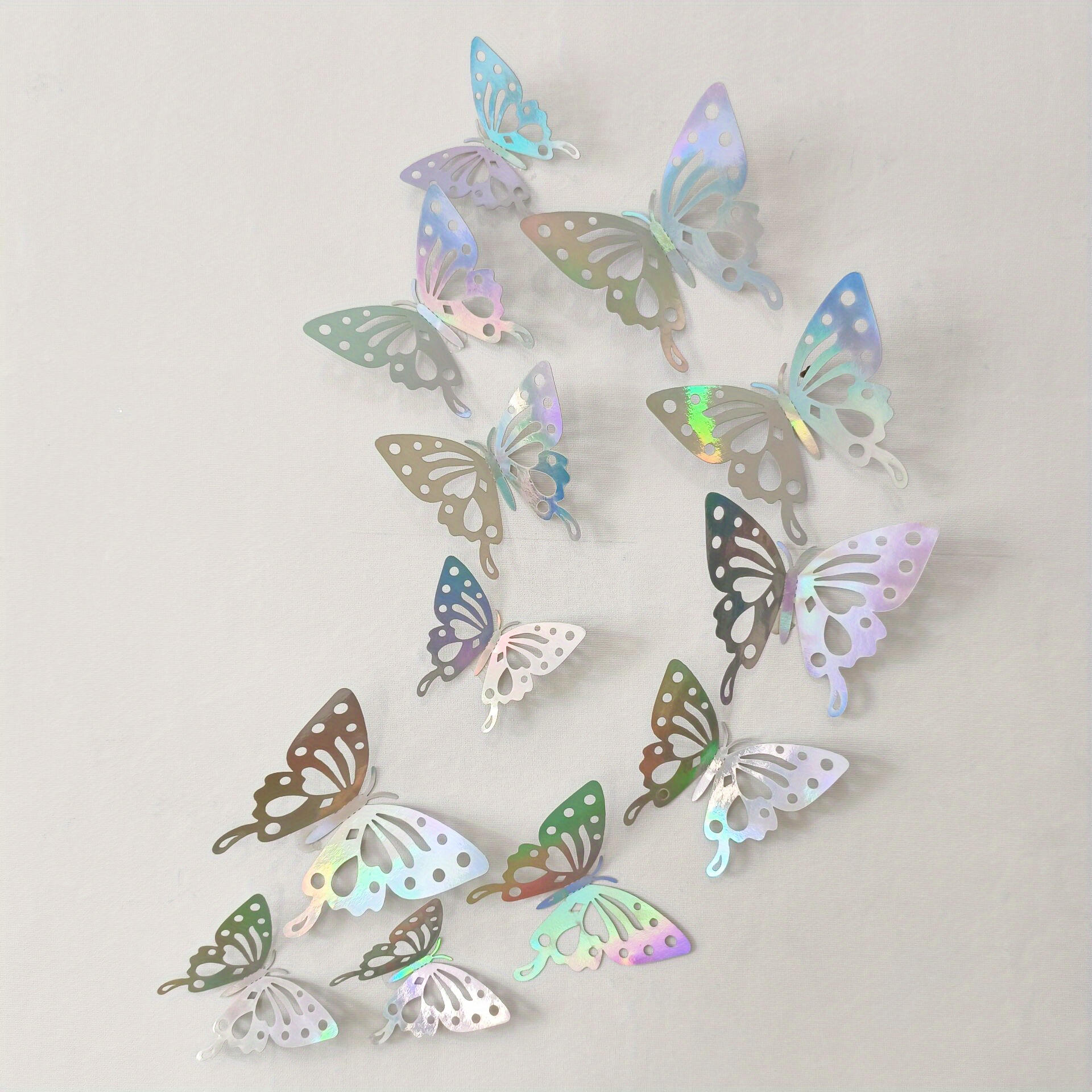 Stickers muraux papillon 3D pour la décoration intérieure, affiche