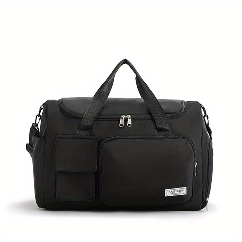 Large Capacity Carry on Tote With Shoe Compartment Waterproof Luggage Bag