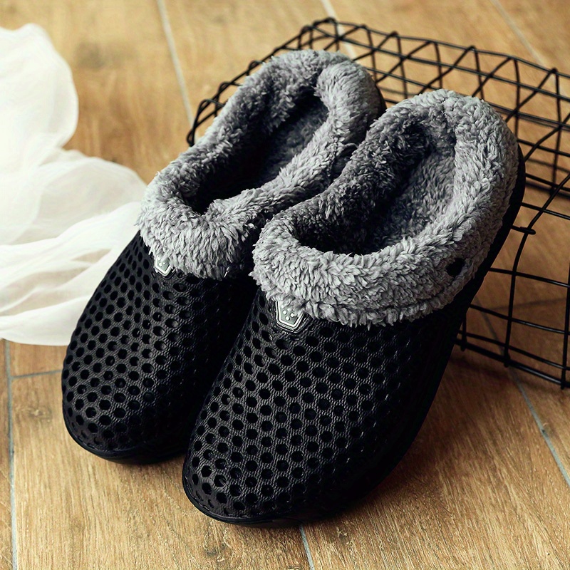 Cozy House Slippers Anti Skid Slip On Shoes Indoor For Men Winter Shoes ...