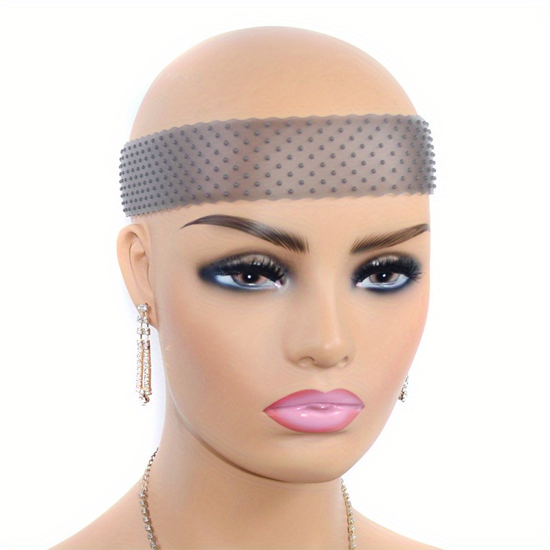 Silicone Grip Wig, Toupee, Hairpiece Band Adjustable Silicone Wig Headband Fix,Temu