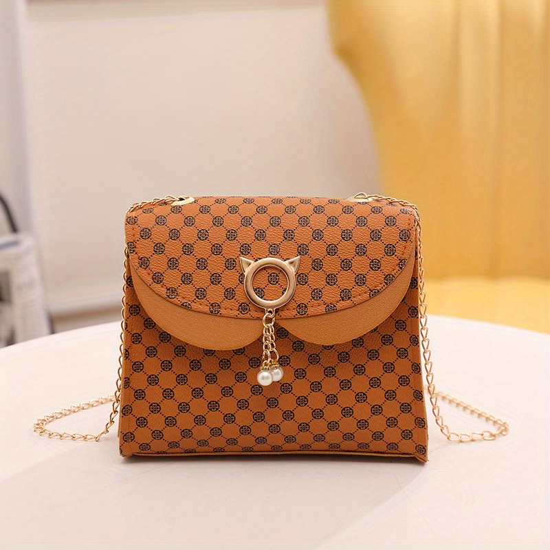 Vintage Wide Strap Square Crossbody Bag, Pu Leather Textured Bag Purse,  Classic Versatile Fashion Shoulder Bag - Temu