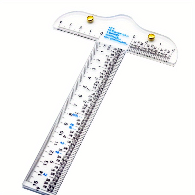 Clear Acrylic T Square Ruler For Easy Reference While - Temu