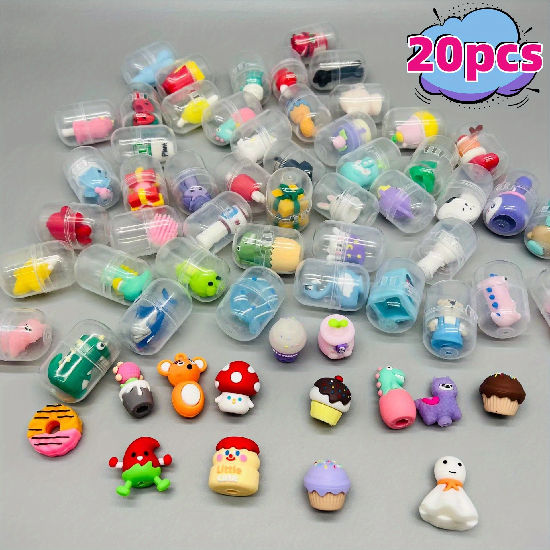 Cartoon Mini Cute Capsule Toy Fun Small Toys Sharing Small - Temu