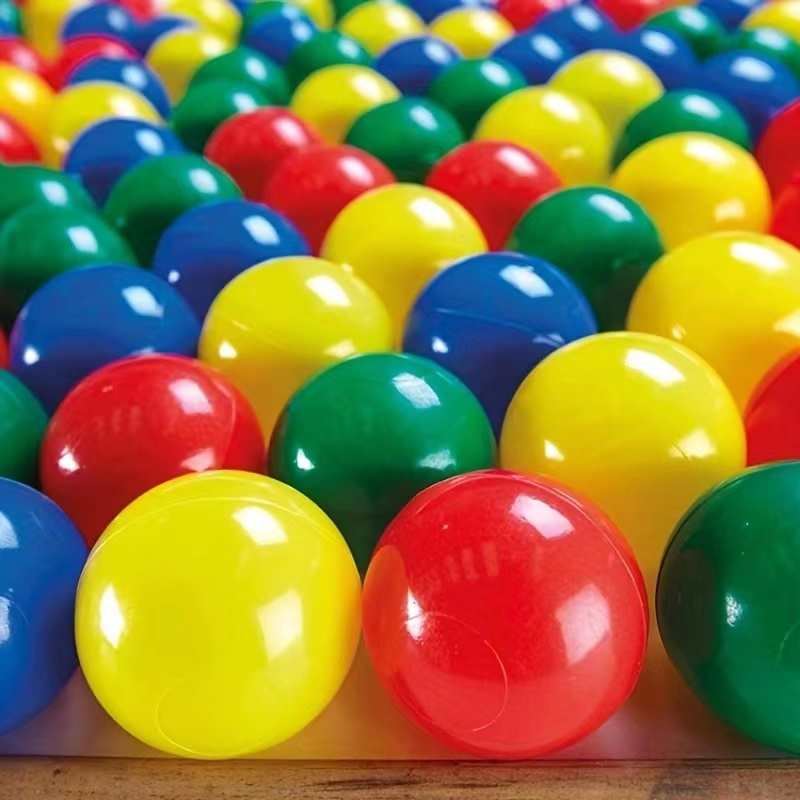 100pcs colorful   proof balls for toddlers baby boys girls kids details 3