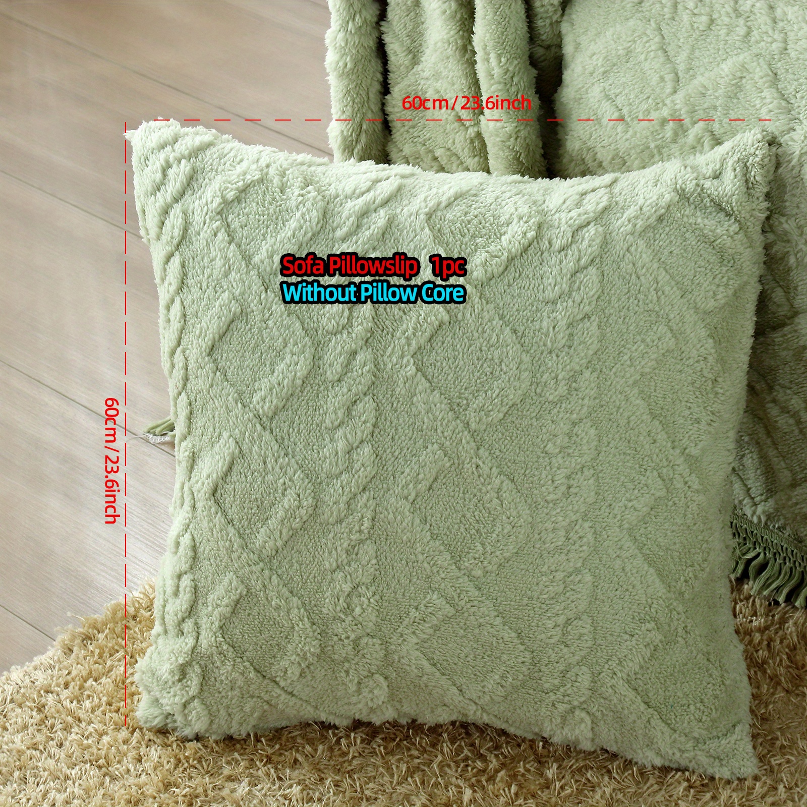 Federa cuscini decorativi per la casa tinta unita Retro Fluffy Soft Throw  federa per divano fodera per cuscino 45x45 cuscino Hug - AliExpress