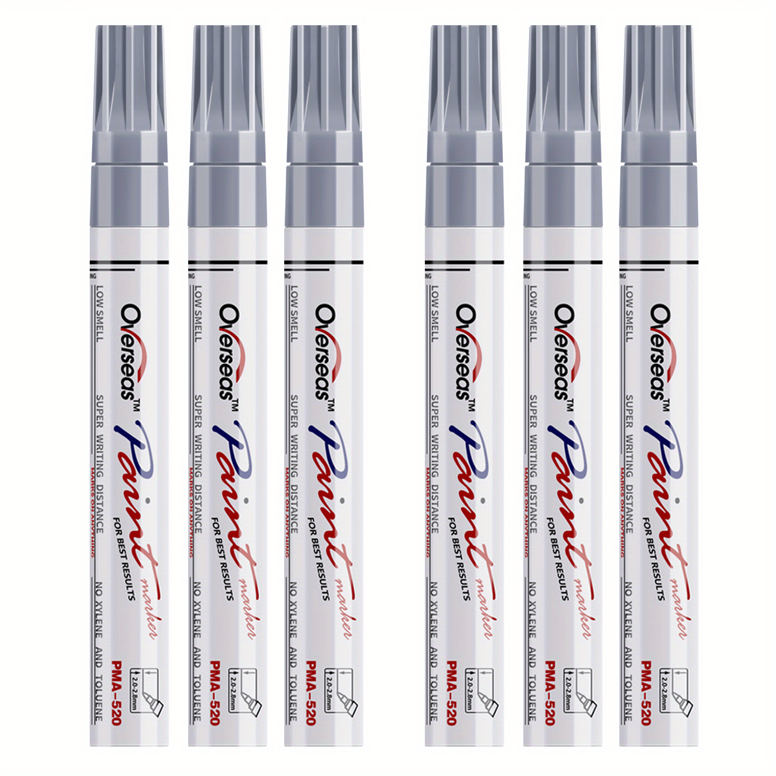 Tire Paint Pen for Car Tires Permanent and Waterproof White 2pk