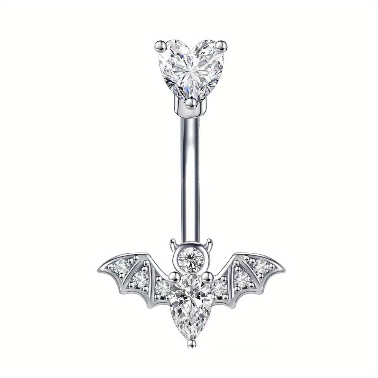 Bat belly hot sale button ring