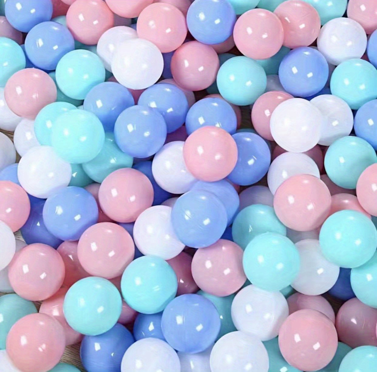 100pcs colorful   proof balls for toddlers baby boys girls kids details 2