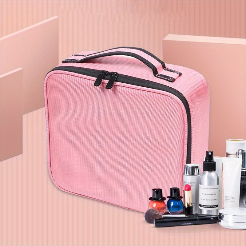 Large Capacity Travel Makeup Organizer Bag With Adjustable